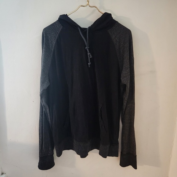 American Eagle Outfitters Other - American‎ Eagle Outfitters Mens Athletic Fit Hoodie Raglan Black Gray M
